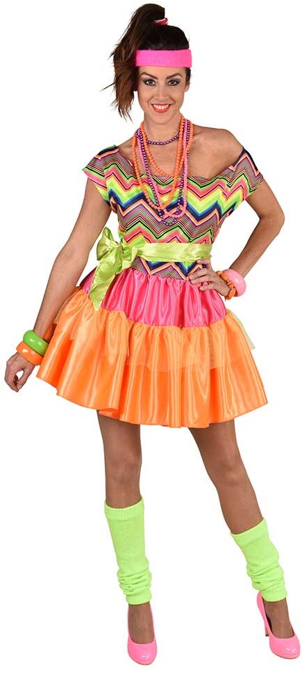 Neon jurk cheap