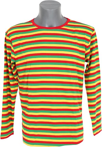 Dorustrui Rood Geel en Groen Lange Mouw Unisex - XL